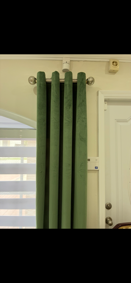 Sage Green Curtain